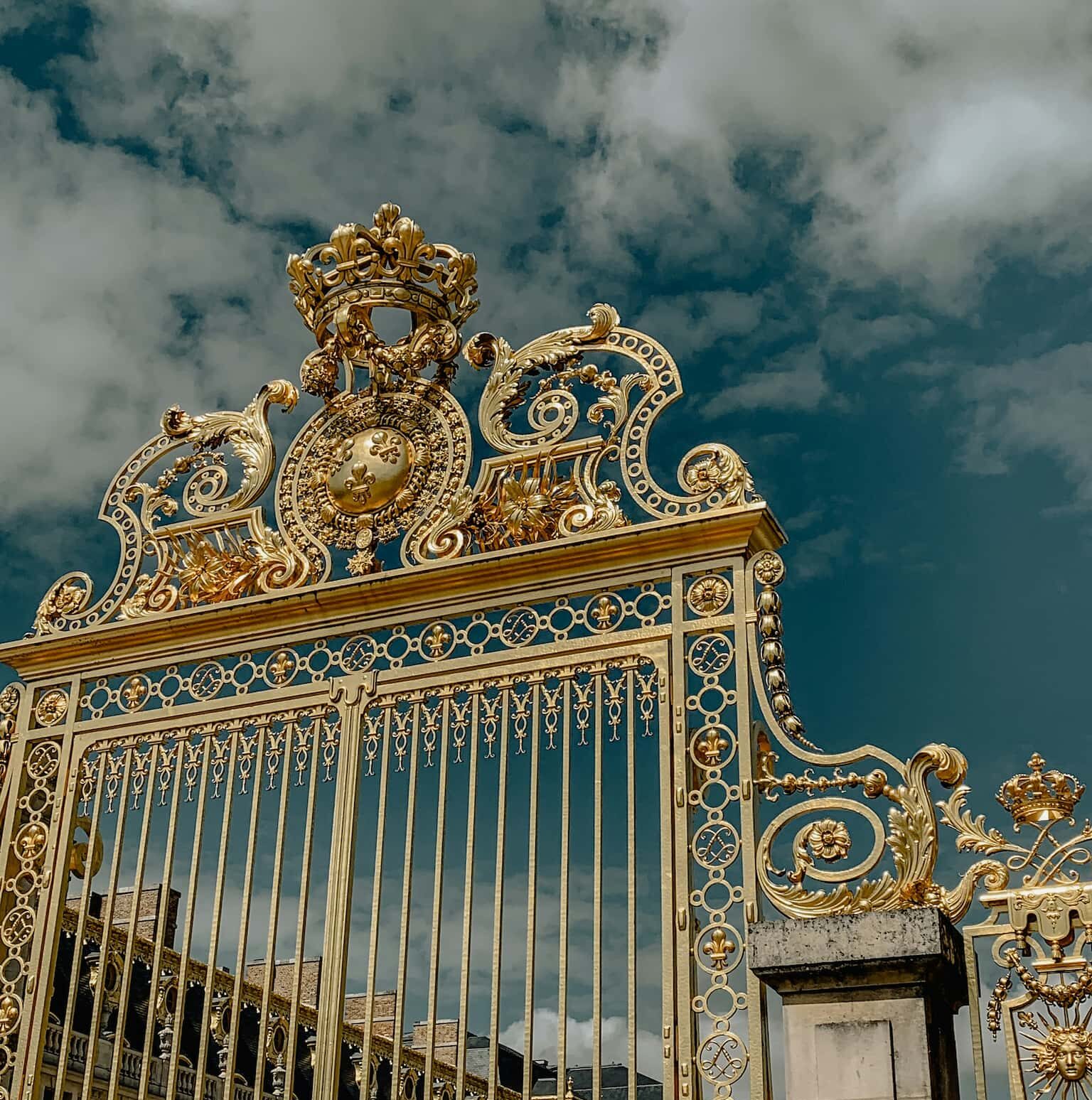 palast von versailles tor detail