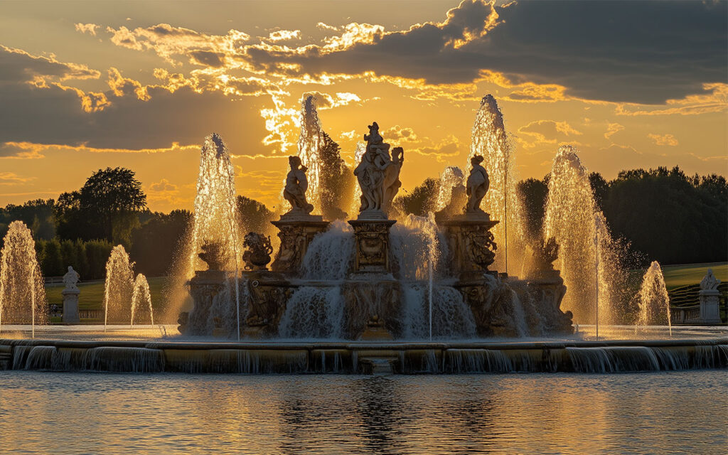 stagni e fontane della reggia di versailles